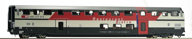 Double Decker car with Dining and Bistro Area<br /><a href='images/pictures/Roco/80925.jpg' target='_blank'>Full size image</a>